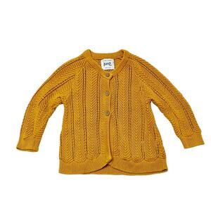 Kite Organic Cotton Knit Cardigan Sweater Size 12-18m